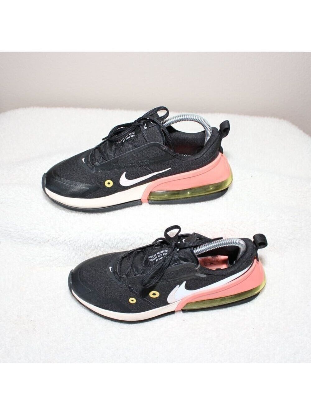 Nike Womens Air Max Up Black Atomic Pink Size 6.5 Comfort EUC #CT1928-001 - Picture 2 of 8